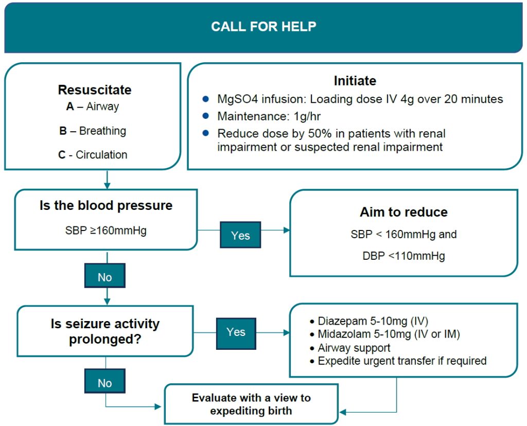 hypertension in pregnancy: Eclampsia protocol